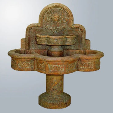 Giannini Garden Ricco Deruta Wall Outdoor Water Fountain